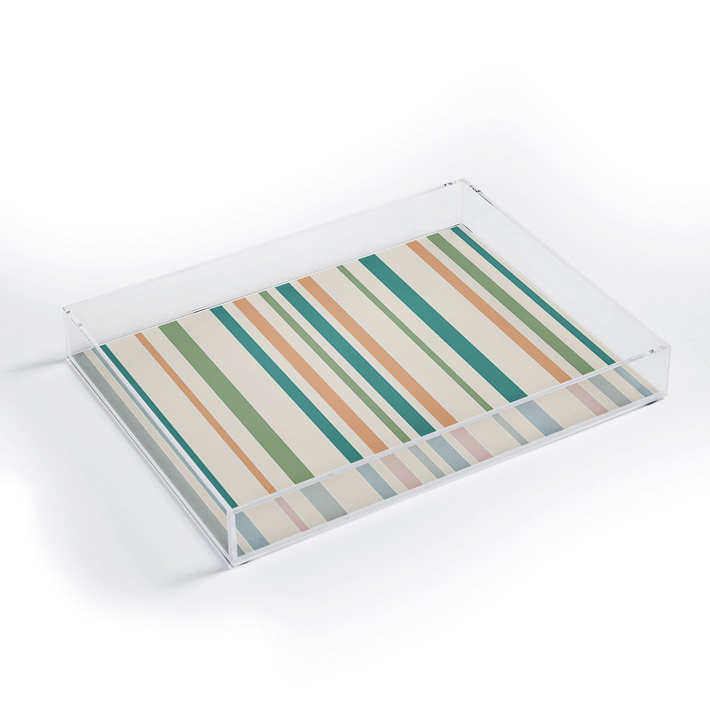 Colour Poems Classic Minimal Stripes II Acrylic Tray