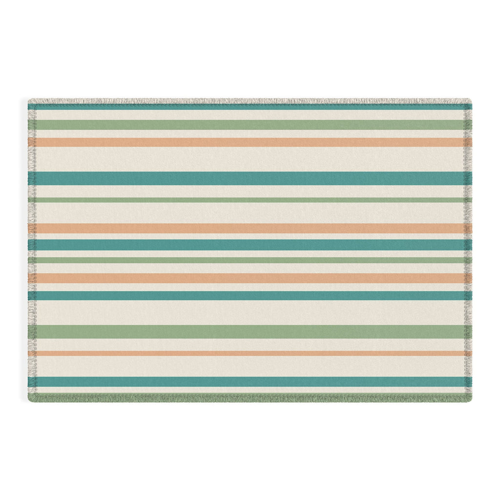 Colour Poems Classic Minimal Stripes II Outdoor Rug