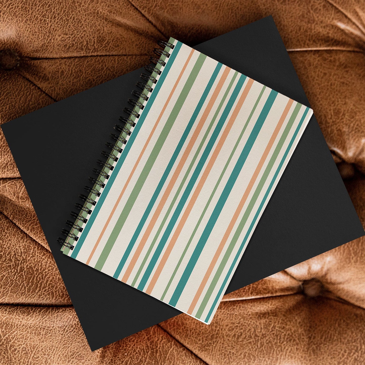 Colour Poems Classic Minimal Stripes II Spiral Notebook