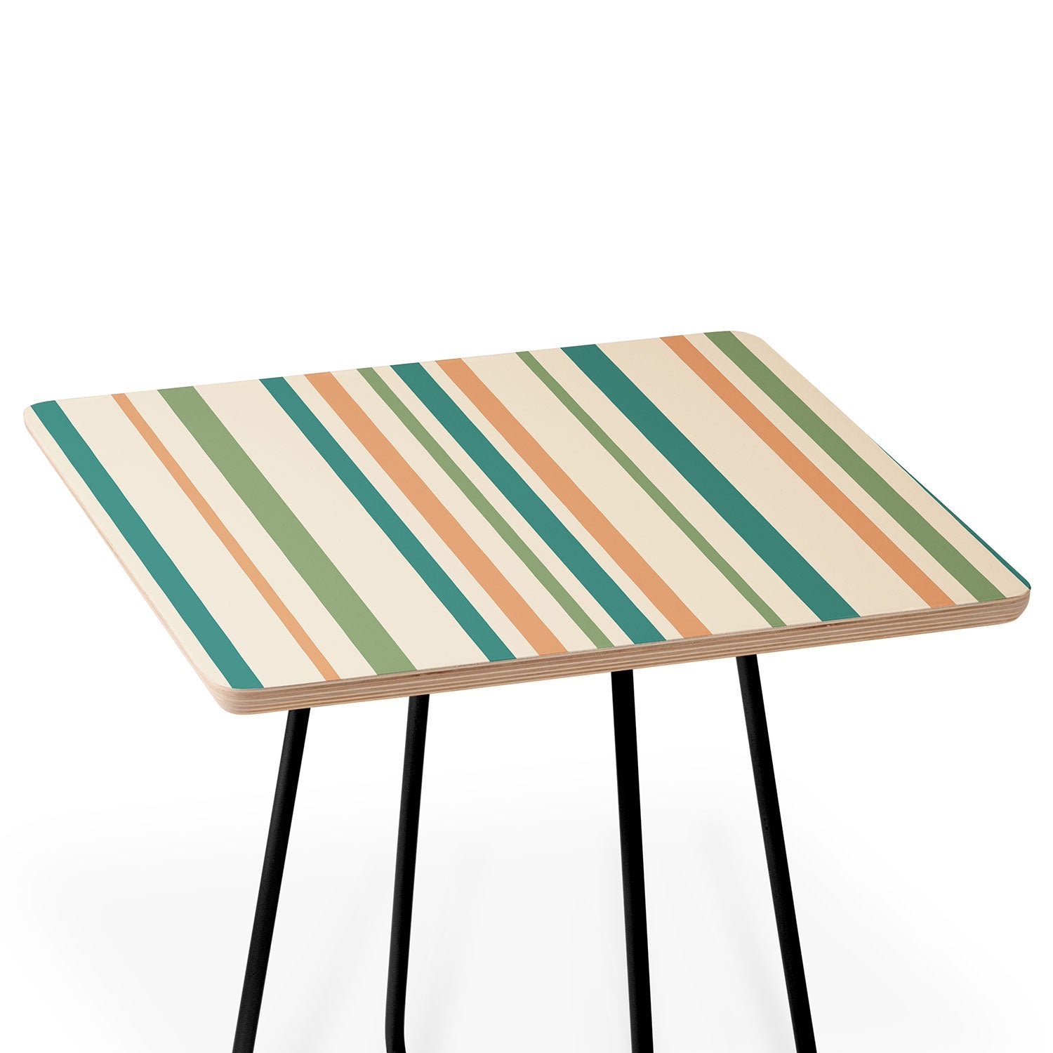Colour Poems Classic Minimal Stripes II Side Table