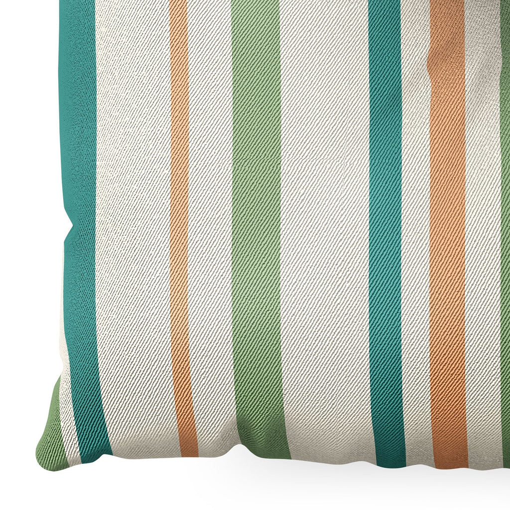 Colour Poems Classic Minimal Stripes II Floor Pillow Square