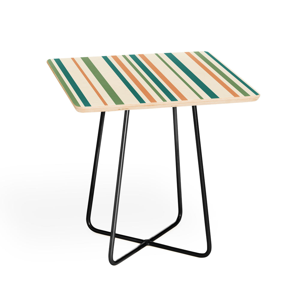Colour Poems Classic Minimal Stripes II Side Table