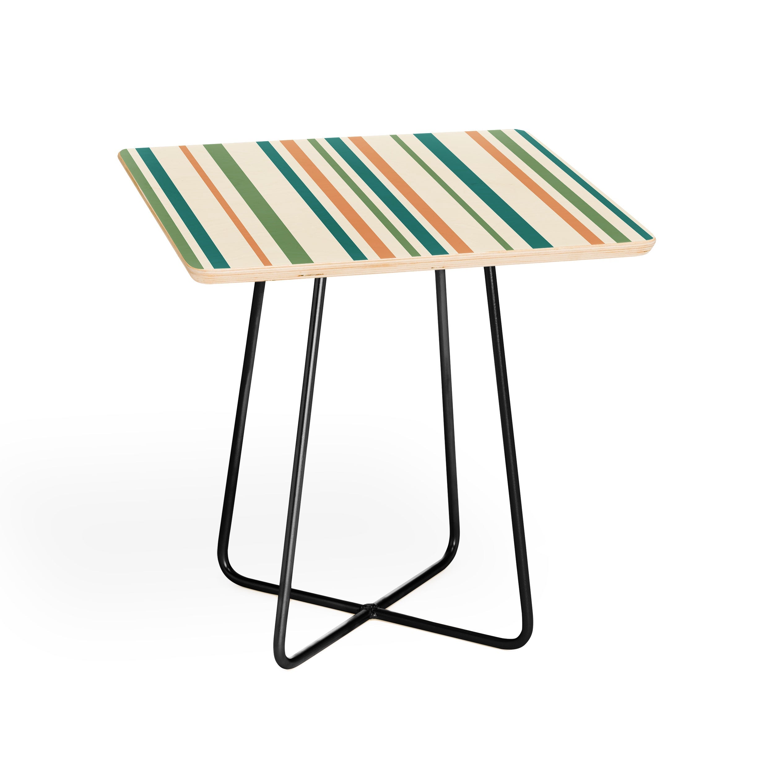 Colour Poems Classic Minimal Stripes II Side Table