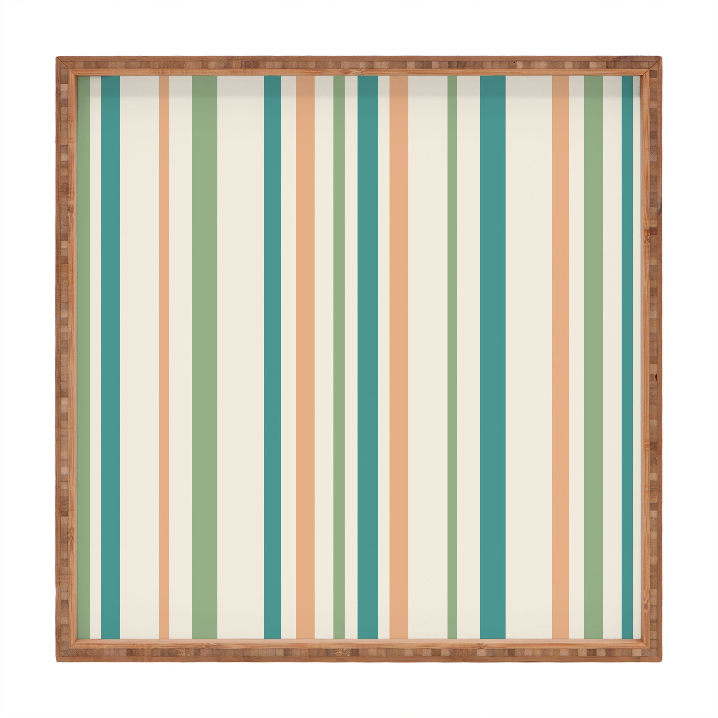 Colour Poems Classic Minimal Stripes II Square Tray