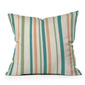 Colour Poems Classic Minimal Stripes II Outdoor Throw Pillow