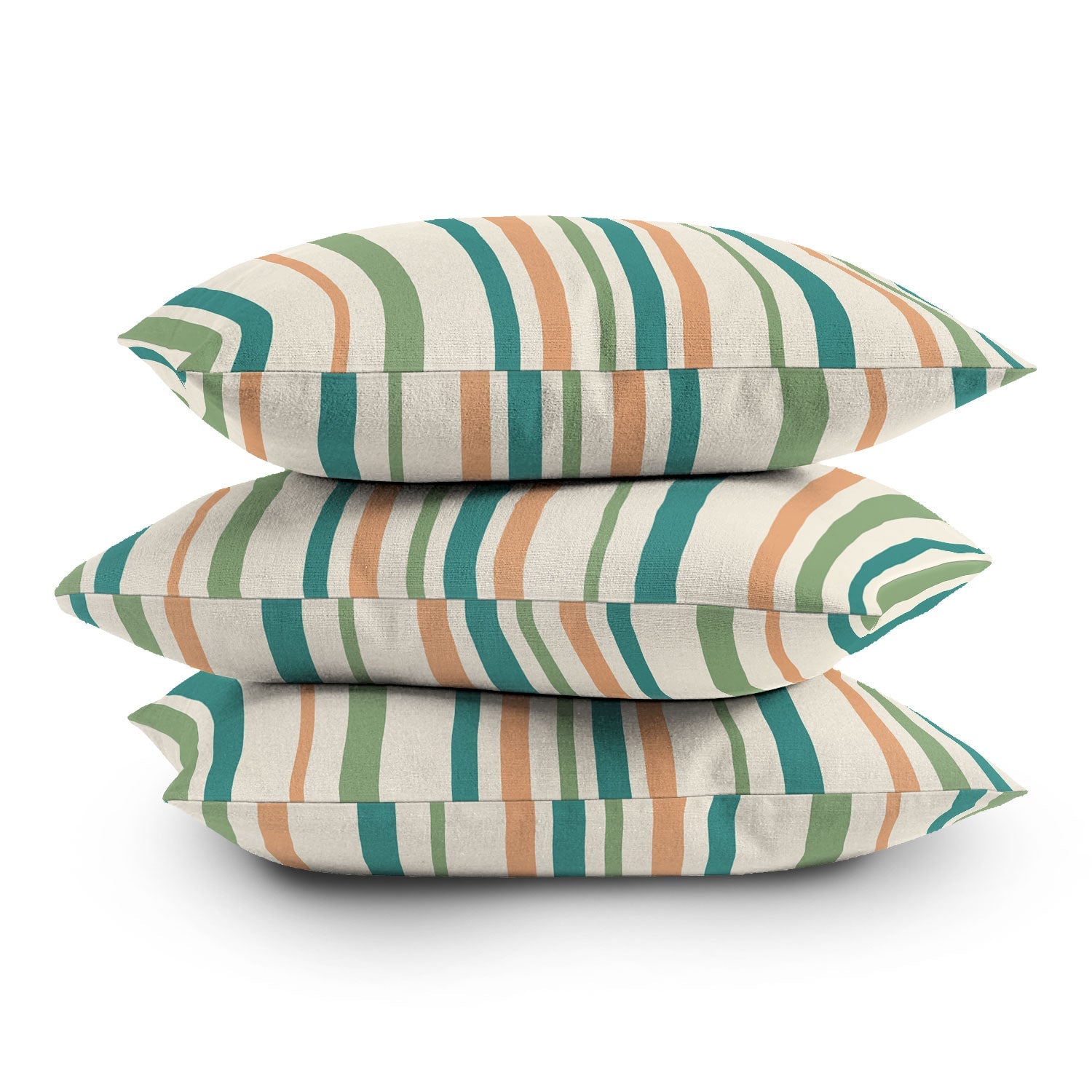 Colour Poems Classic Minimal Stripes II Outdoor Throw Pillow