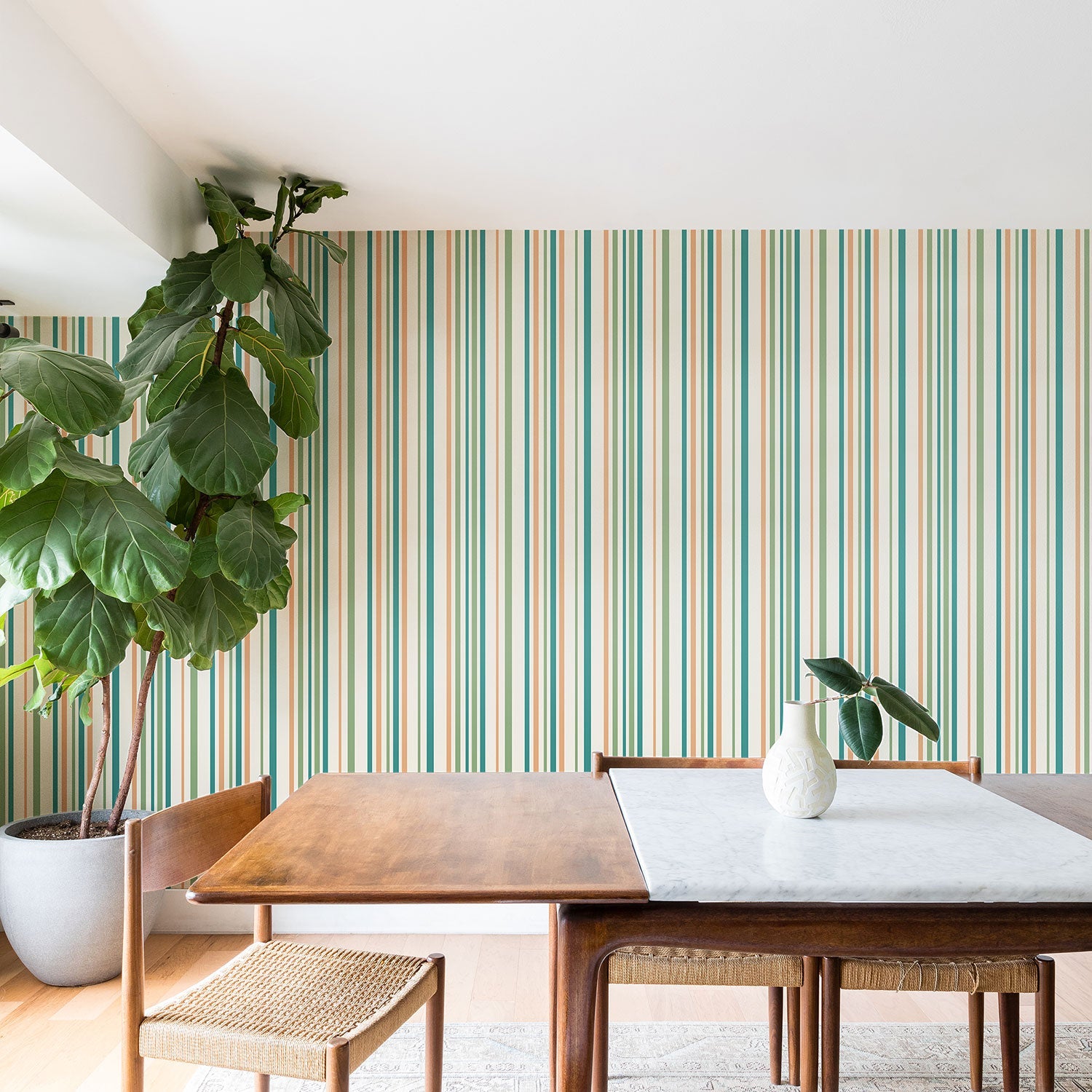 Colour Poems Classic Minimal Stripes II Wallpaper