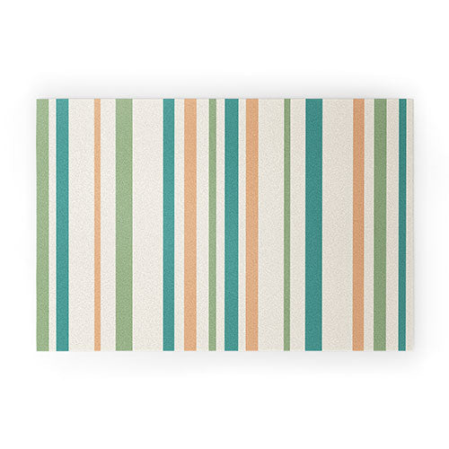 Colour Poems Classic Minimal Stripes II Welcome Mat