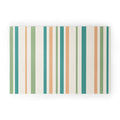 Colour Poems Classic Minimal Stripes II Welcome Mat