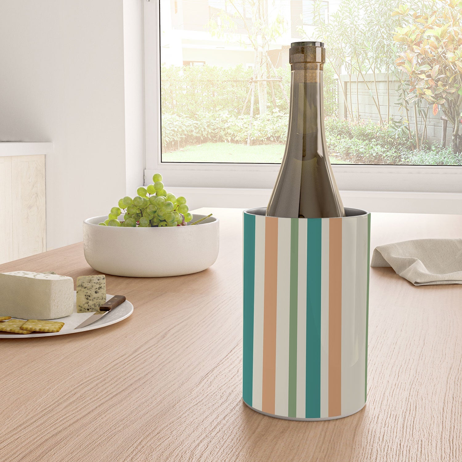 Colour Poems Classic Minimal Stripes II Wine Chiller