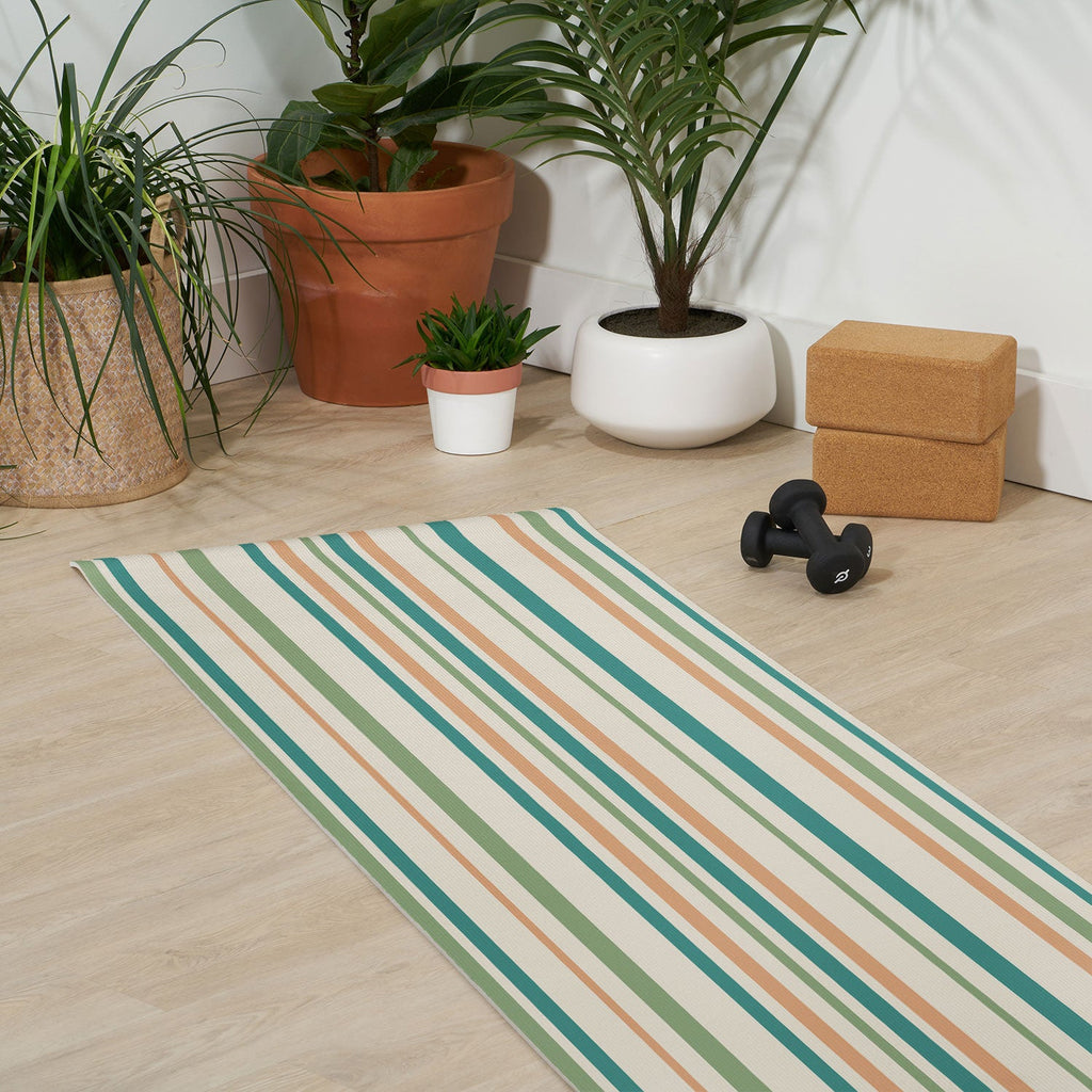 Colour Poems Classic Minimal Stripes II Yoga Mat
