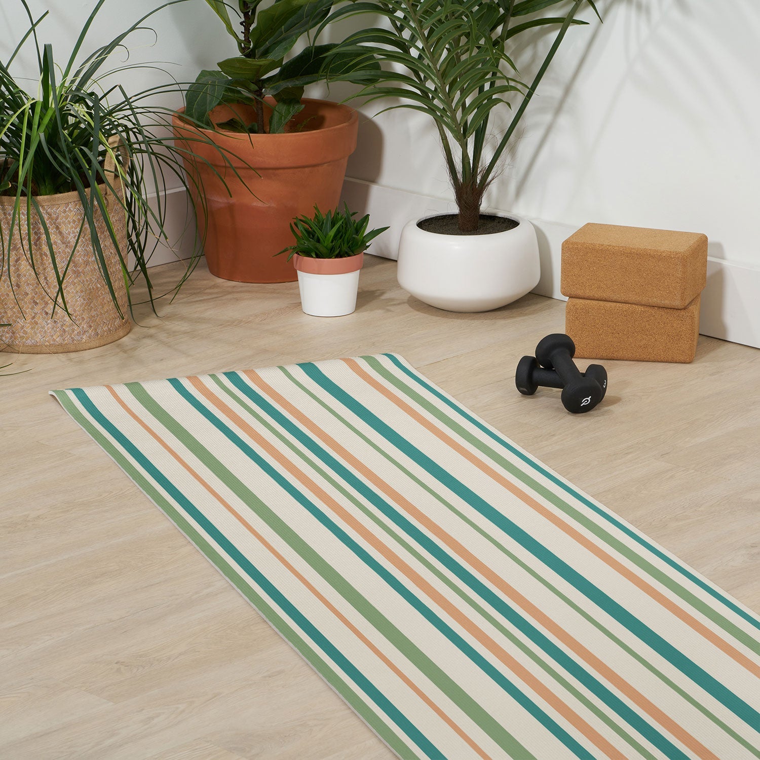 Colour Poems Classic Minimal Stripes II Yoga Mat