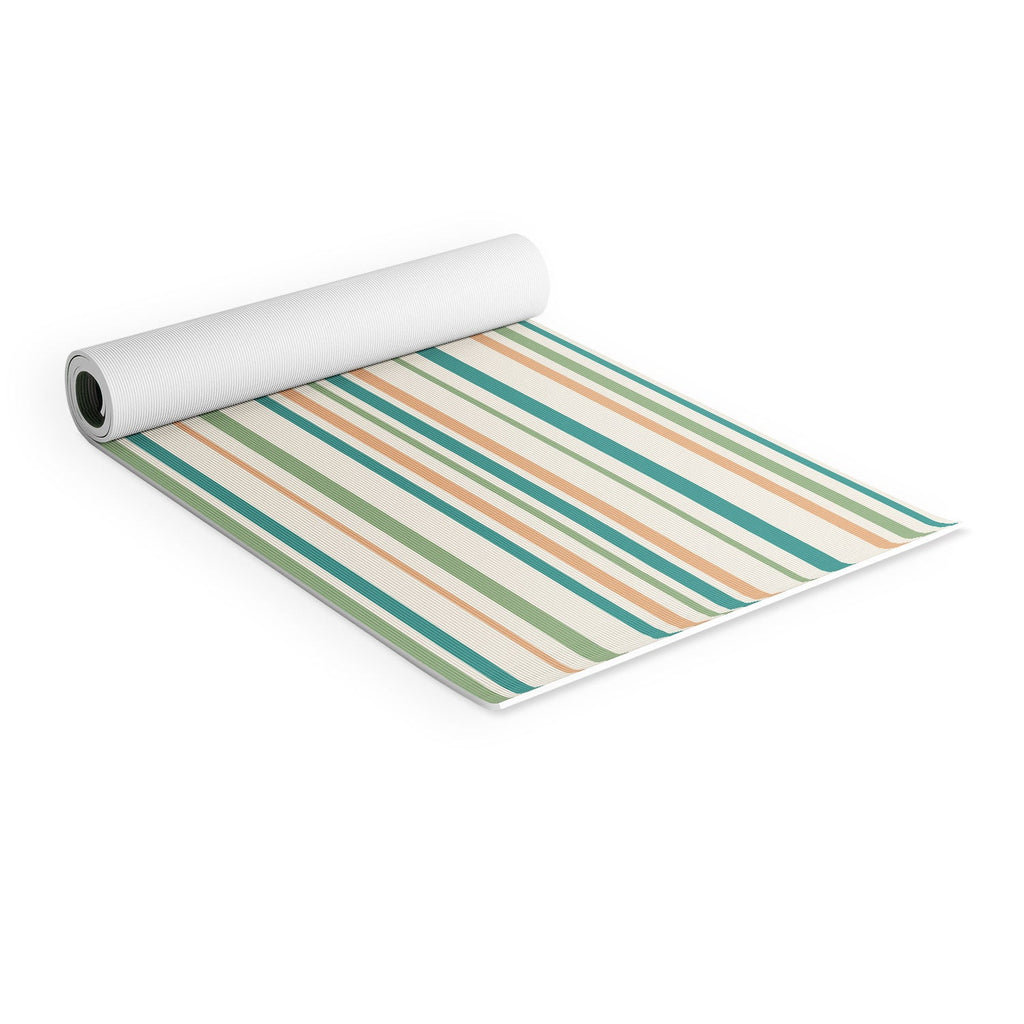 Colour Poems Classic Minimal Stripes II Yoga Mat