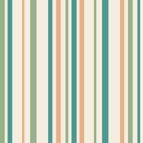 Colour Poems Classic Minimal Stripes II Shower Curtain