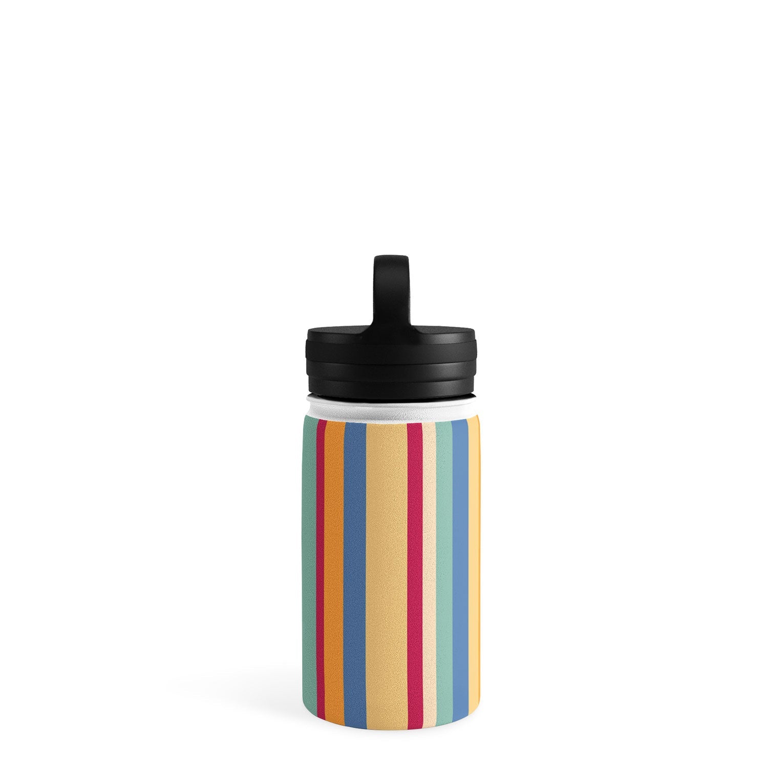 Colour Poems Classic Retro Stripes I Water Bottle