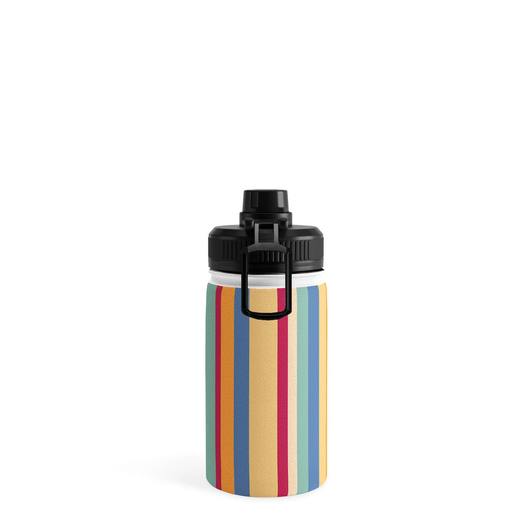Colour Poems Classic Retro Stripes I Water Bottle