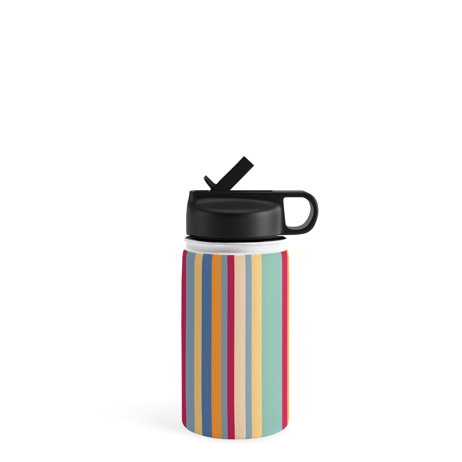 Colour Poems Classic Retro Stripes I Water Bottle