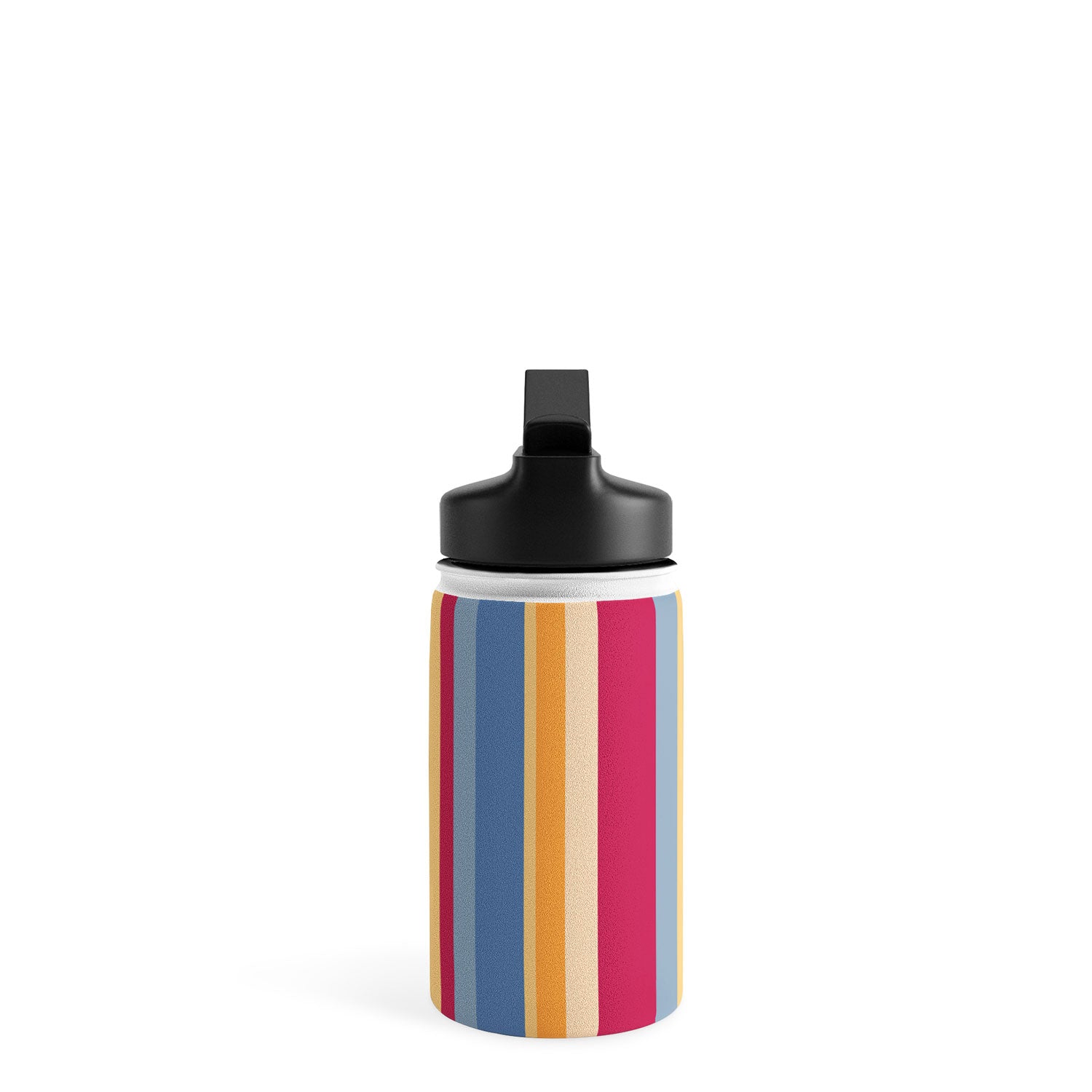 Colour Poems Classic Retro Stripes I Water Bottle