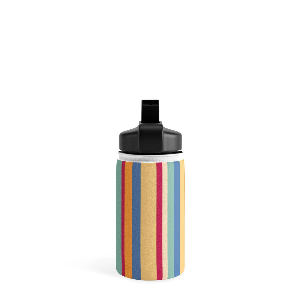 Colour Poems Classic Retro Stripes I Water Bottle