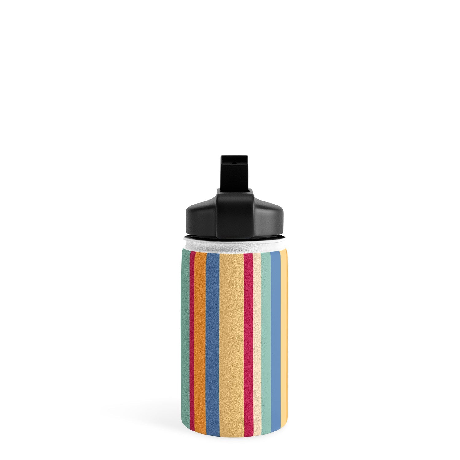 Colour Poems Classic Retro Stripes I Water Bottle