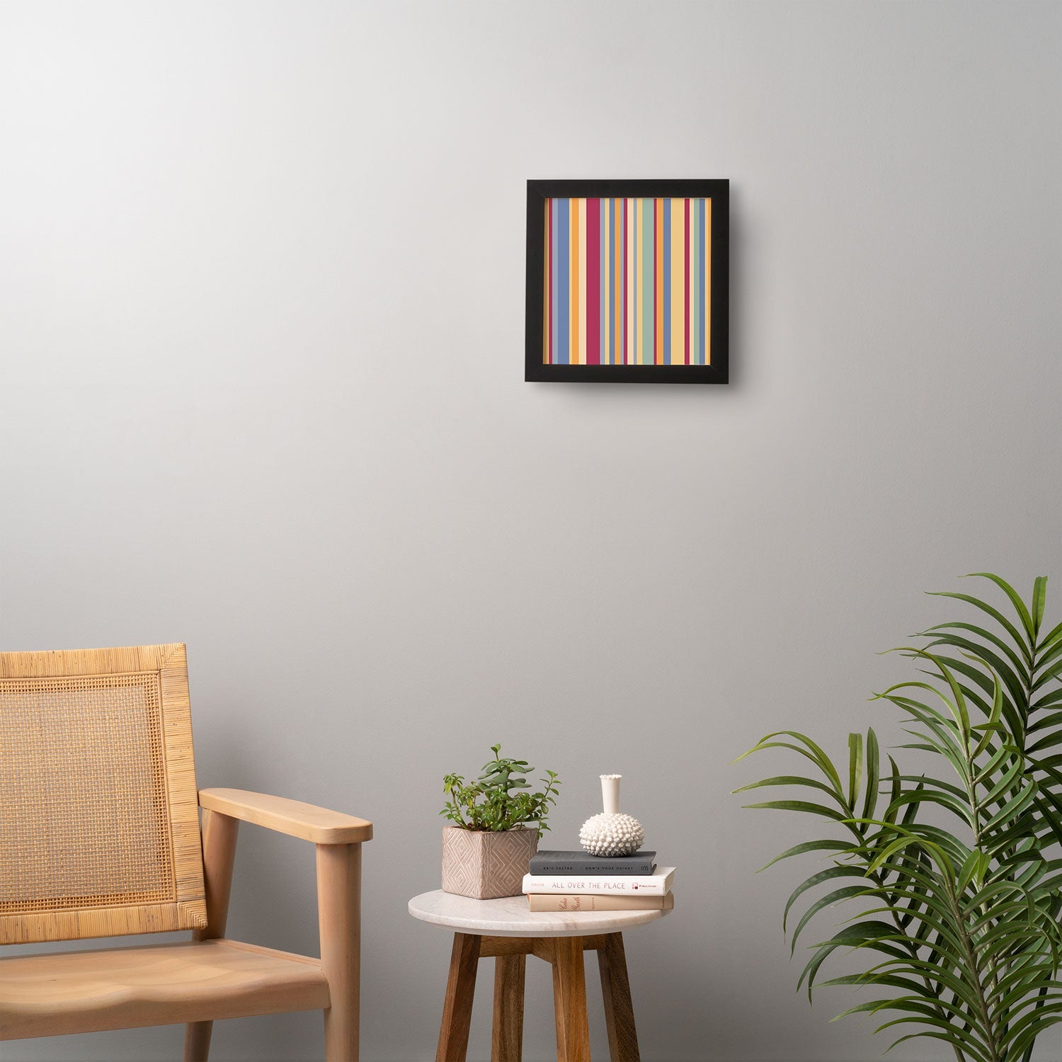 Colour Poems Classic Retro Stripes I Framed Wall Art