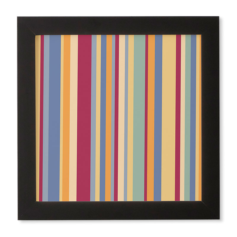 Colour Poems Classic Retro Stripes I Framed Wall Art