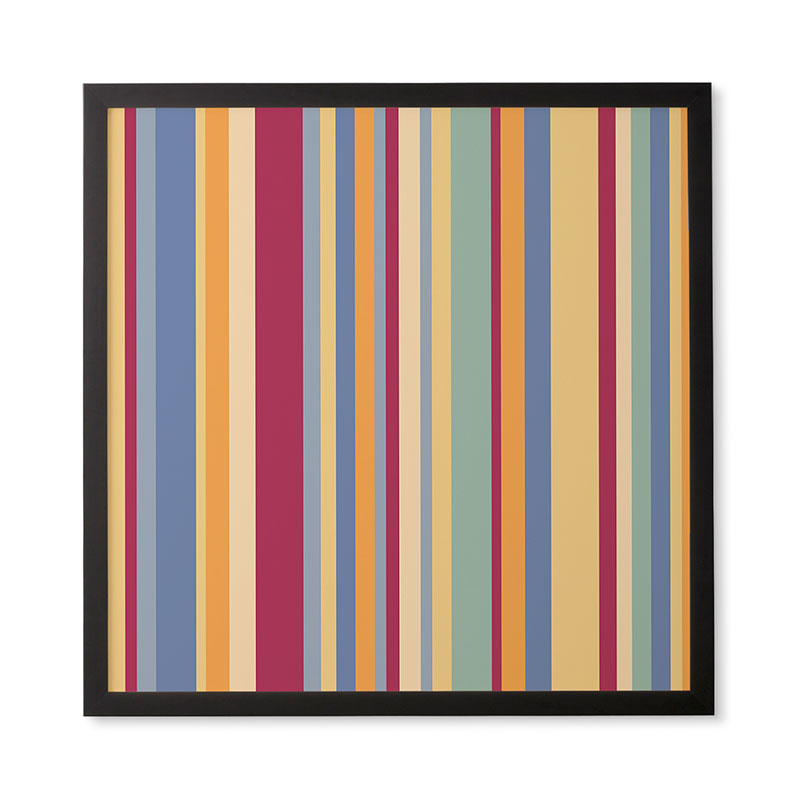 Colour Poems Classic Retro Stripes I Framed Wall Art
