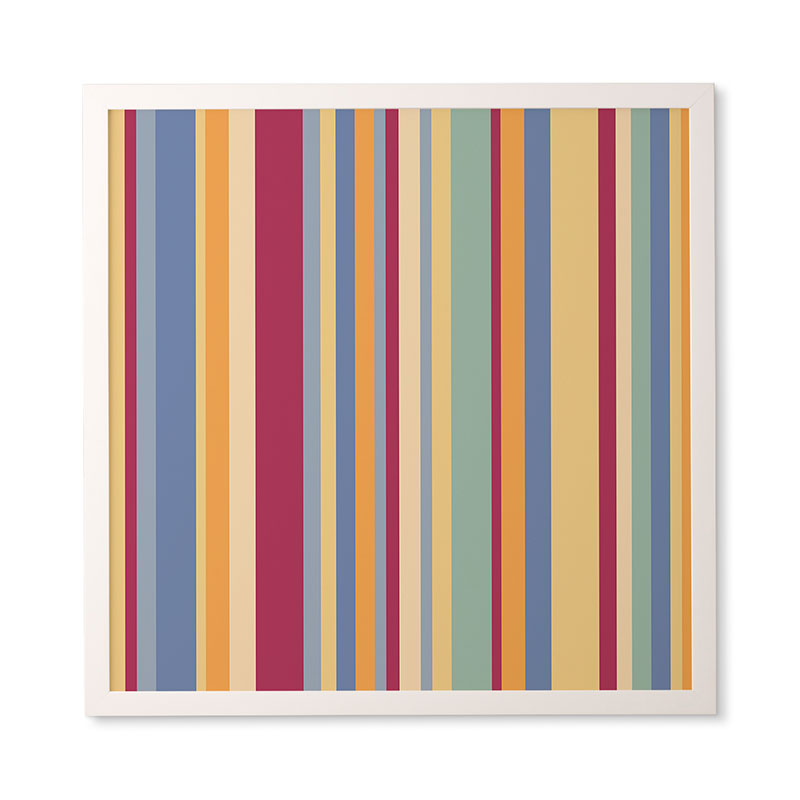 Colour Poems Classic Retro Stripes I Framed Wall Art