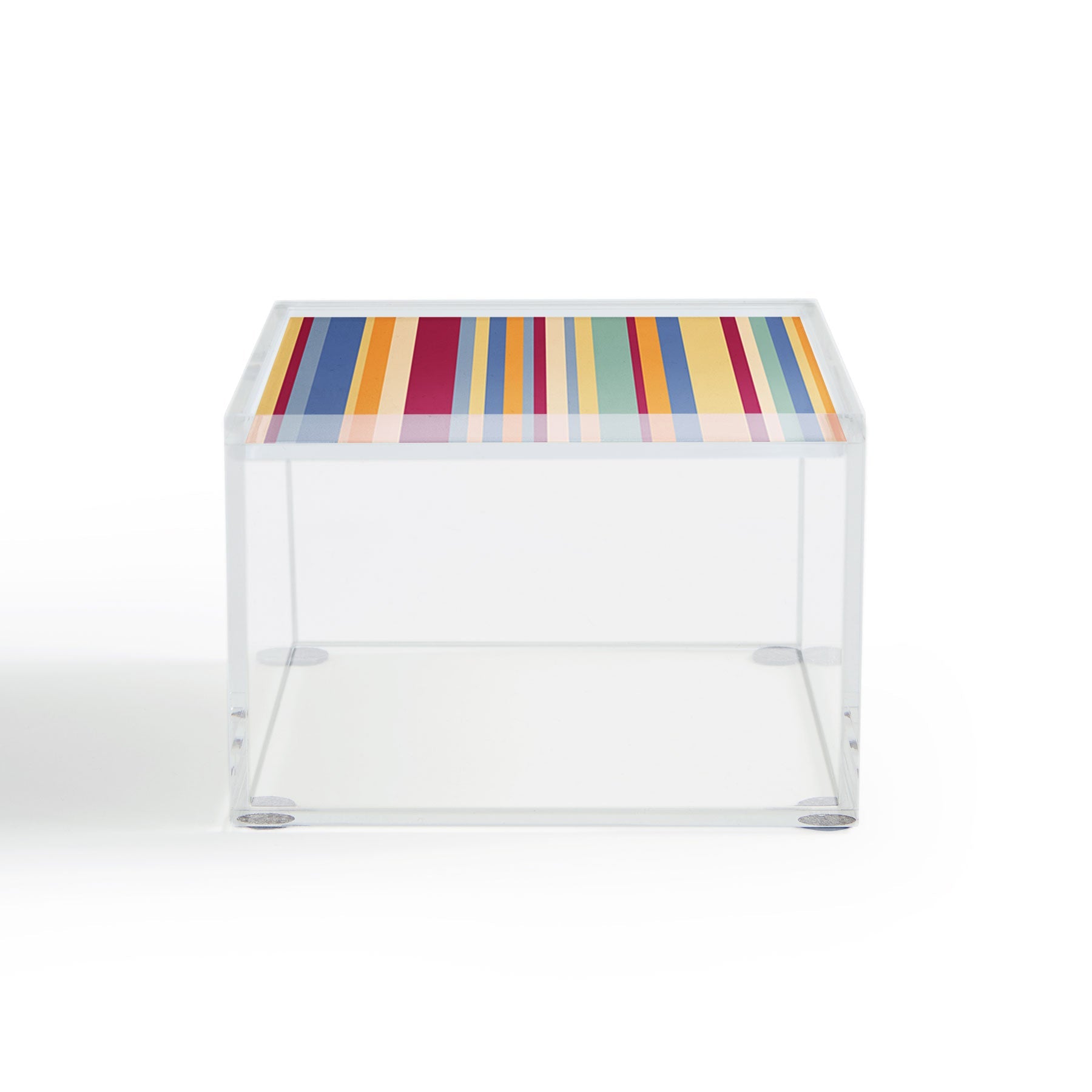 Colour Poems Classic Retro Stripes I Acrylic Box