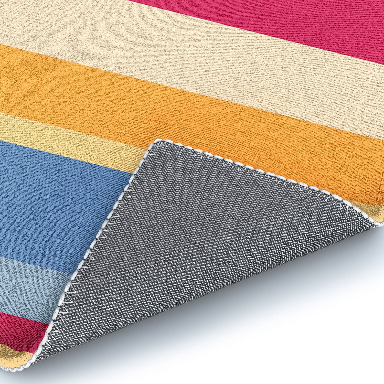 Colour Poems Classic Retro Stripes I Area Rug