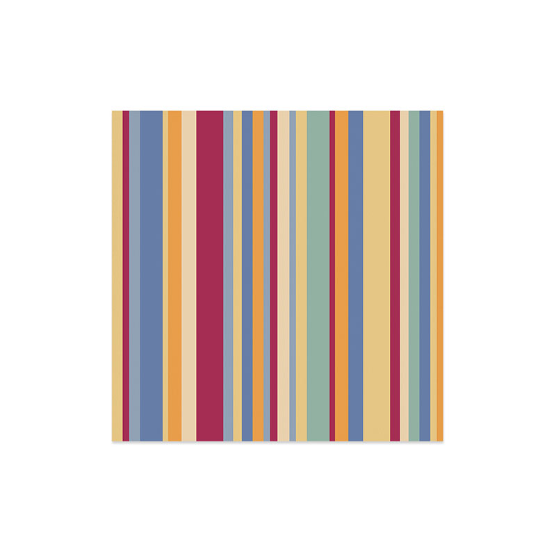 Colour Poems Classic Retro Stripes I Art Print