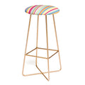 Colour Poems Classic Retro Stripes I Bar Stool