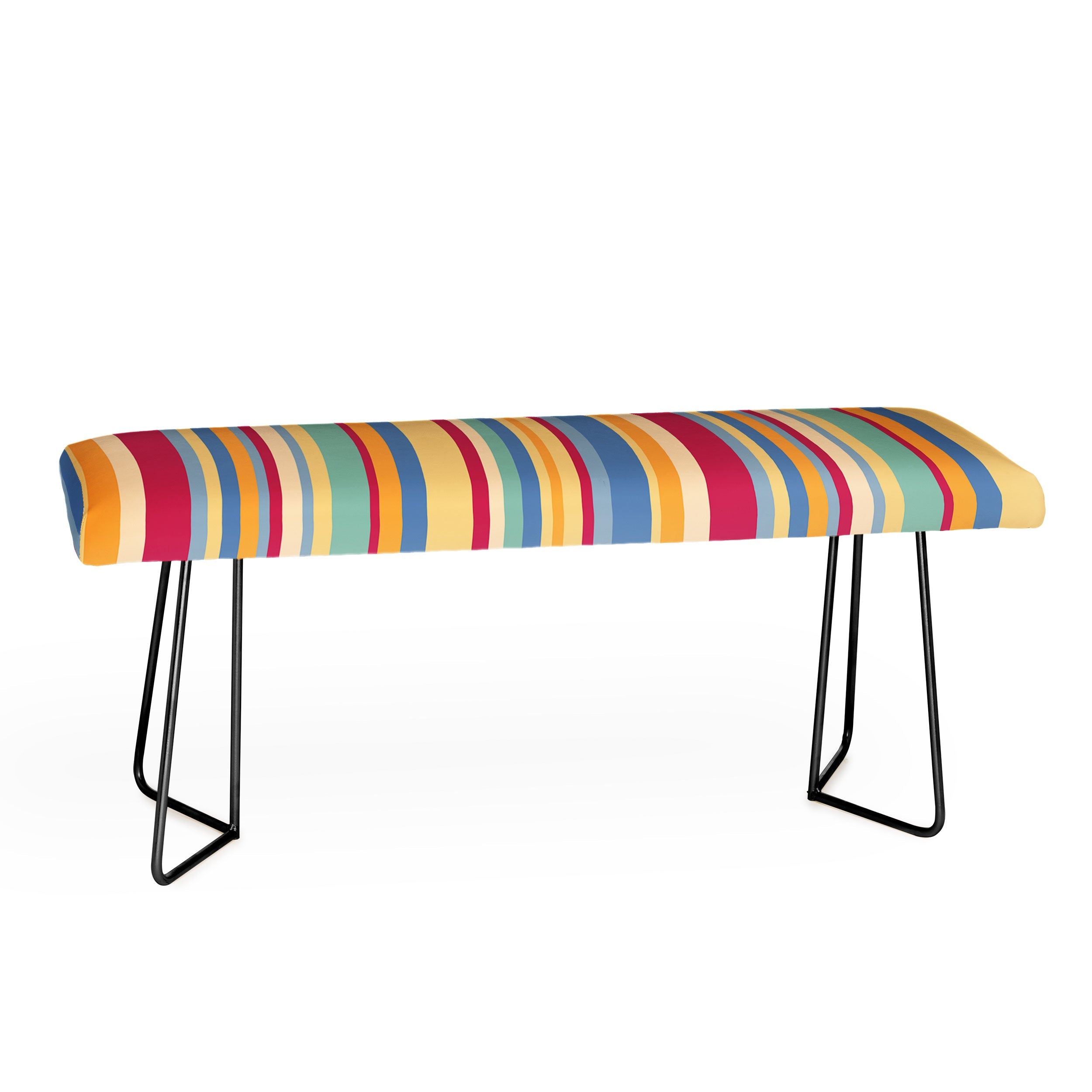 Colour Poems Classic Retro Stripes I Bench