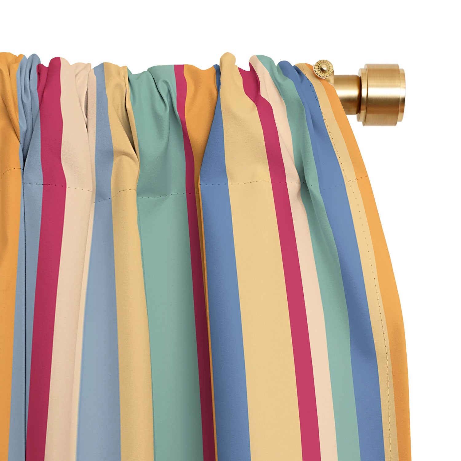 Colour Poems Classic Retro Stripes I Blackout Non Repeat