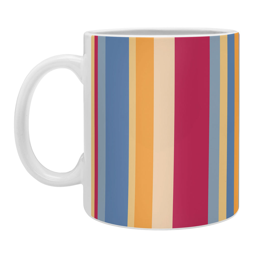 Colour Poems Classic Retro Stripes I Coffee Mug