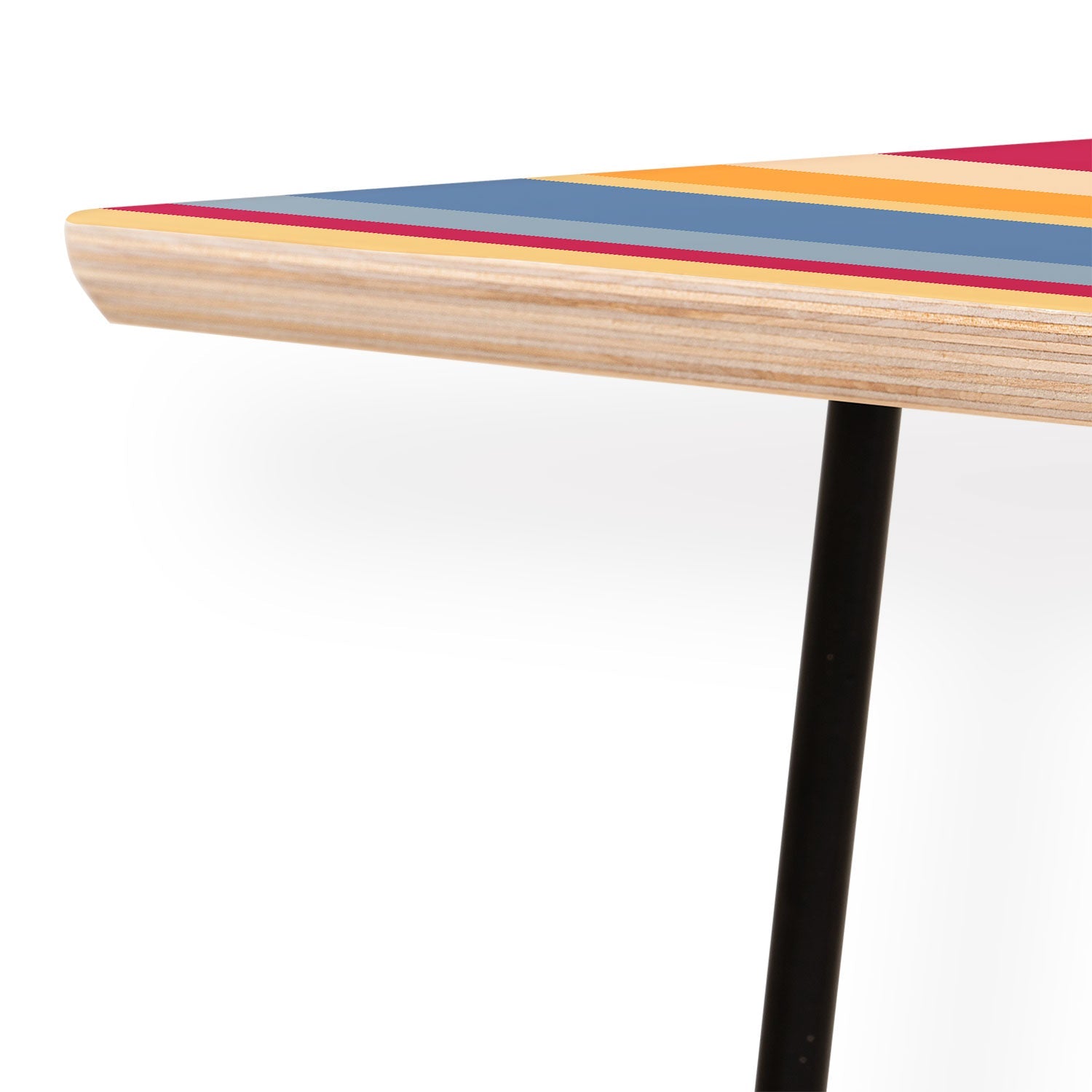 Colour Poems Classic Retro Stripes I Coffee Table