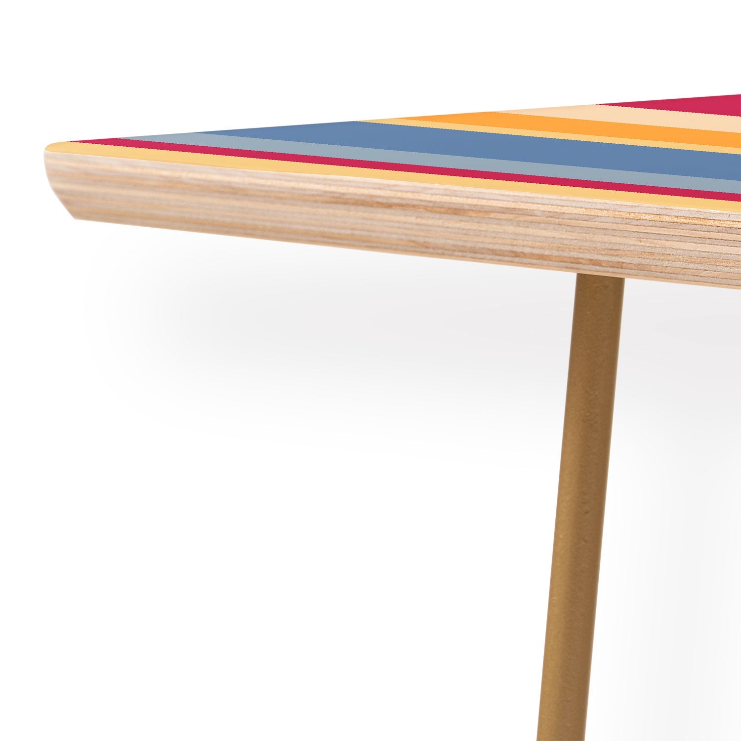 Colour Poems Classic Retro Stripes I Coffee Table