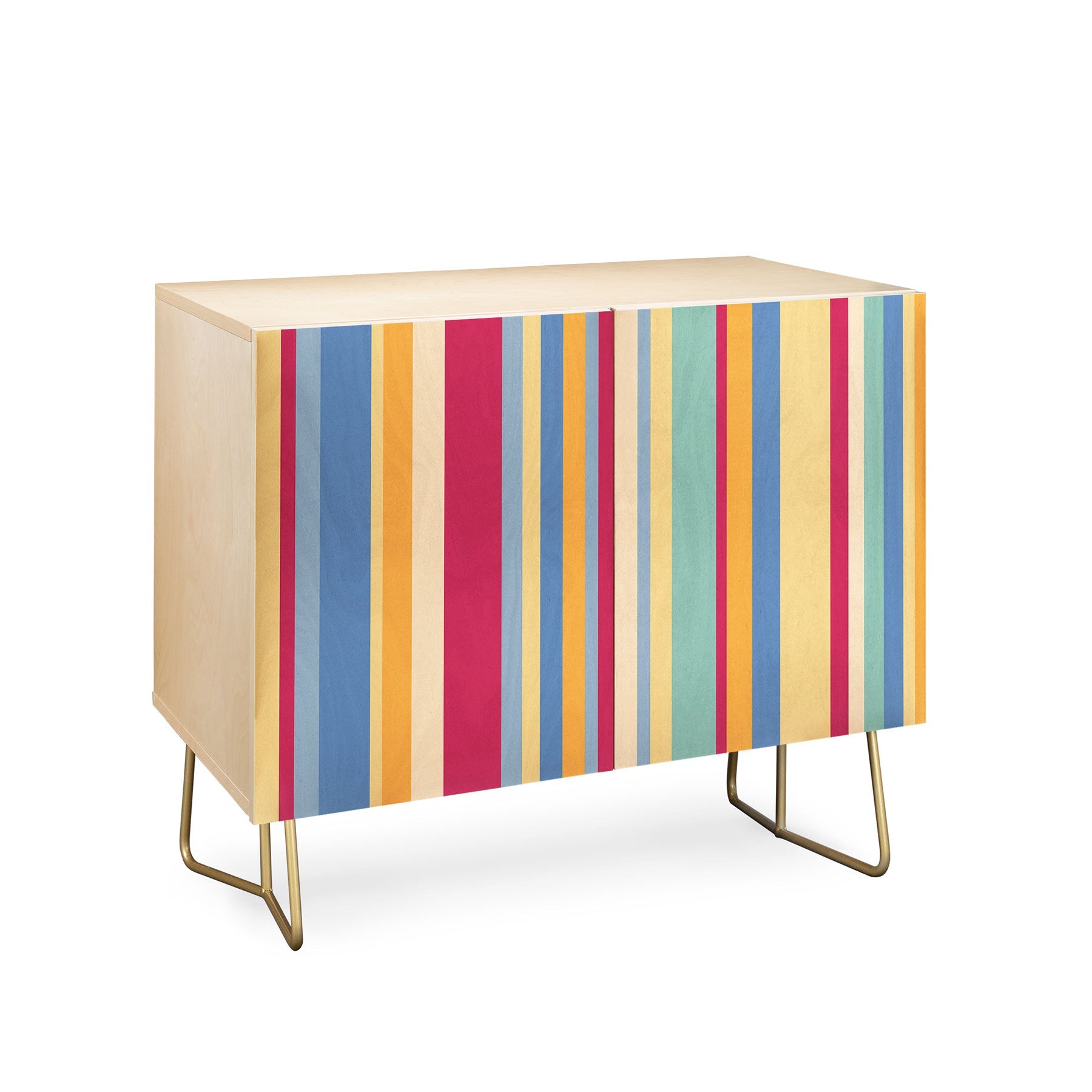 Colour Poems Classic Retro Stripes I Credenza