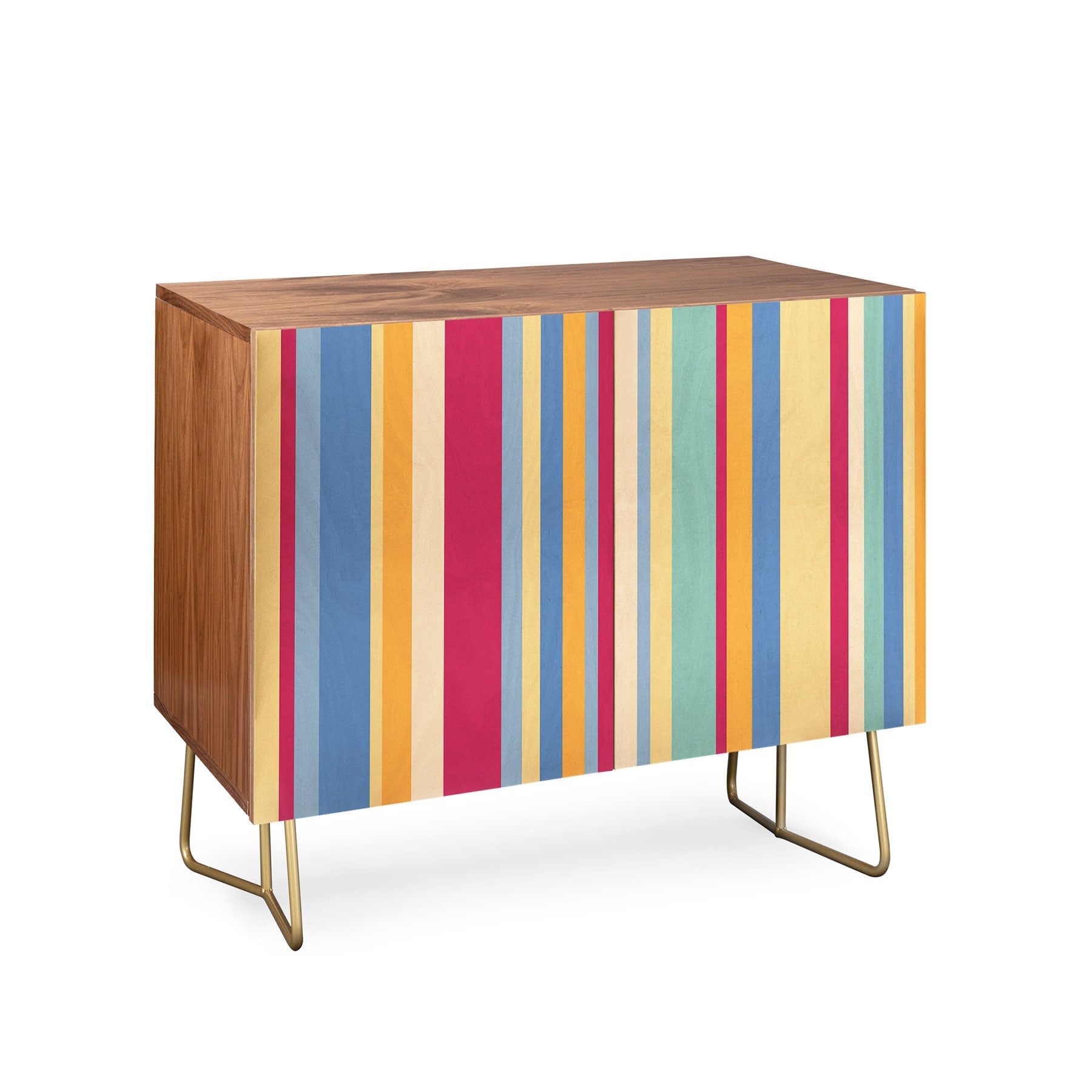 Colour Poems Classic Retro Stripes I Credenza