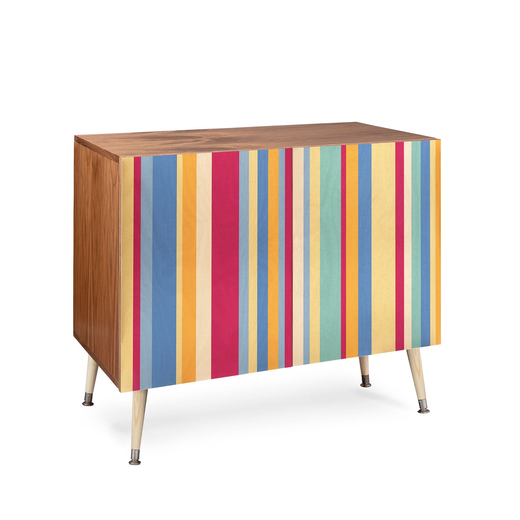 Colour Poems Classic Retro Stripes I Credenza