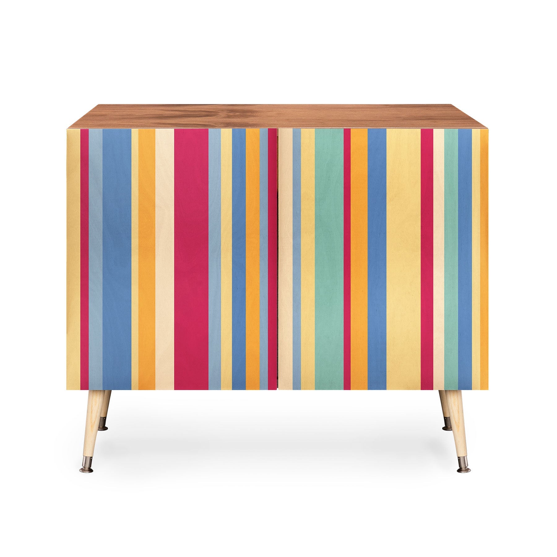 Colour Poems Classic Retro Stripes I Credenza