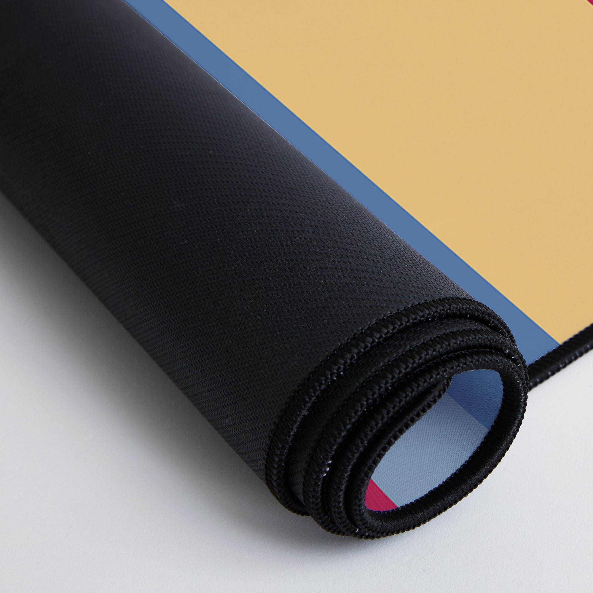 Colour Poems Classic Retro Stripes I Desk Mat