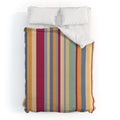 Colour Poems Classic Retro Stripes I Duvet Cover