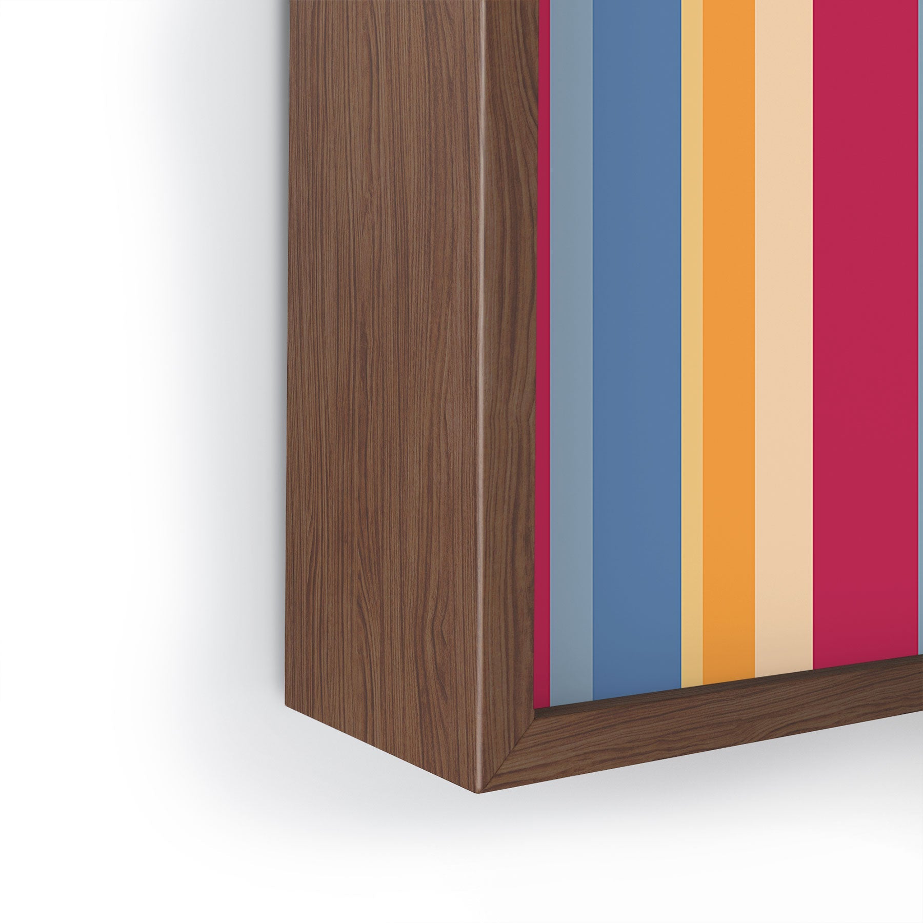 Colour Poems Classic Retro Stripes I Framed Mini Art Print