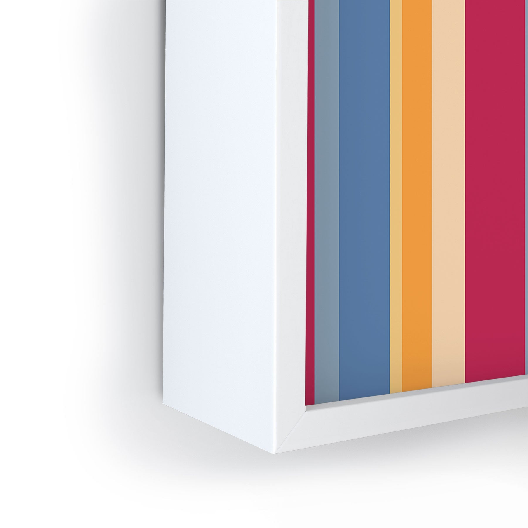 Colour Poems Classic Retro Stripes I Framed Mini Art Print