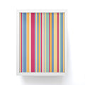 Colour Poems Classic Retro Stripes I Framed Mini Art Print