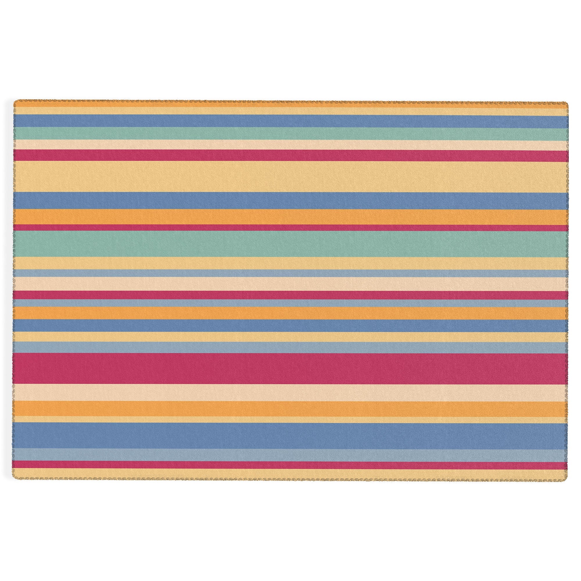 Colour Poems Classic Retro Stripes I Outdoor Rug