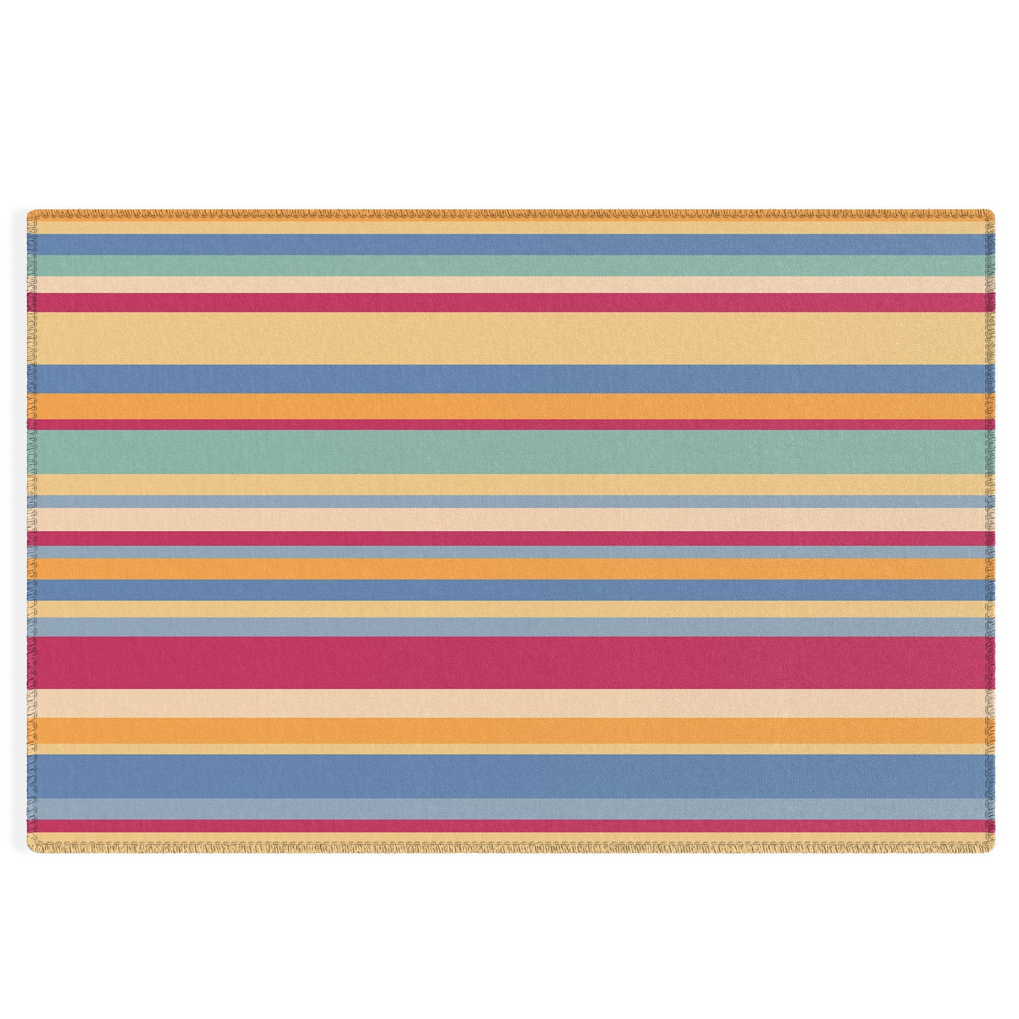 Colour Poems Classic Retro Stripes I Outdoor Rug