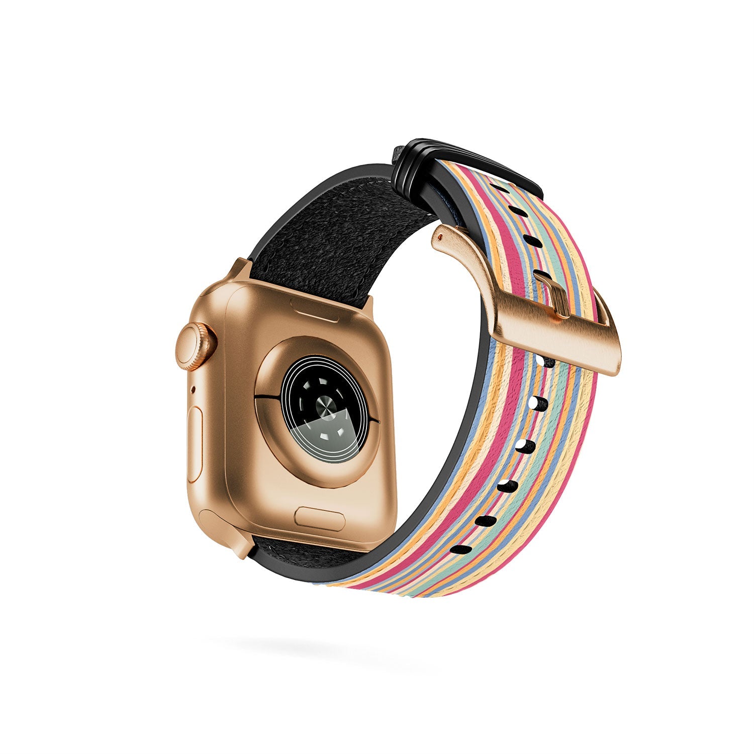 Colour Poems Classic Retro Stripes I Apple Watch Band