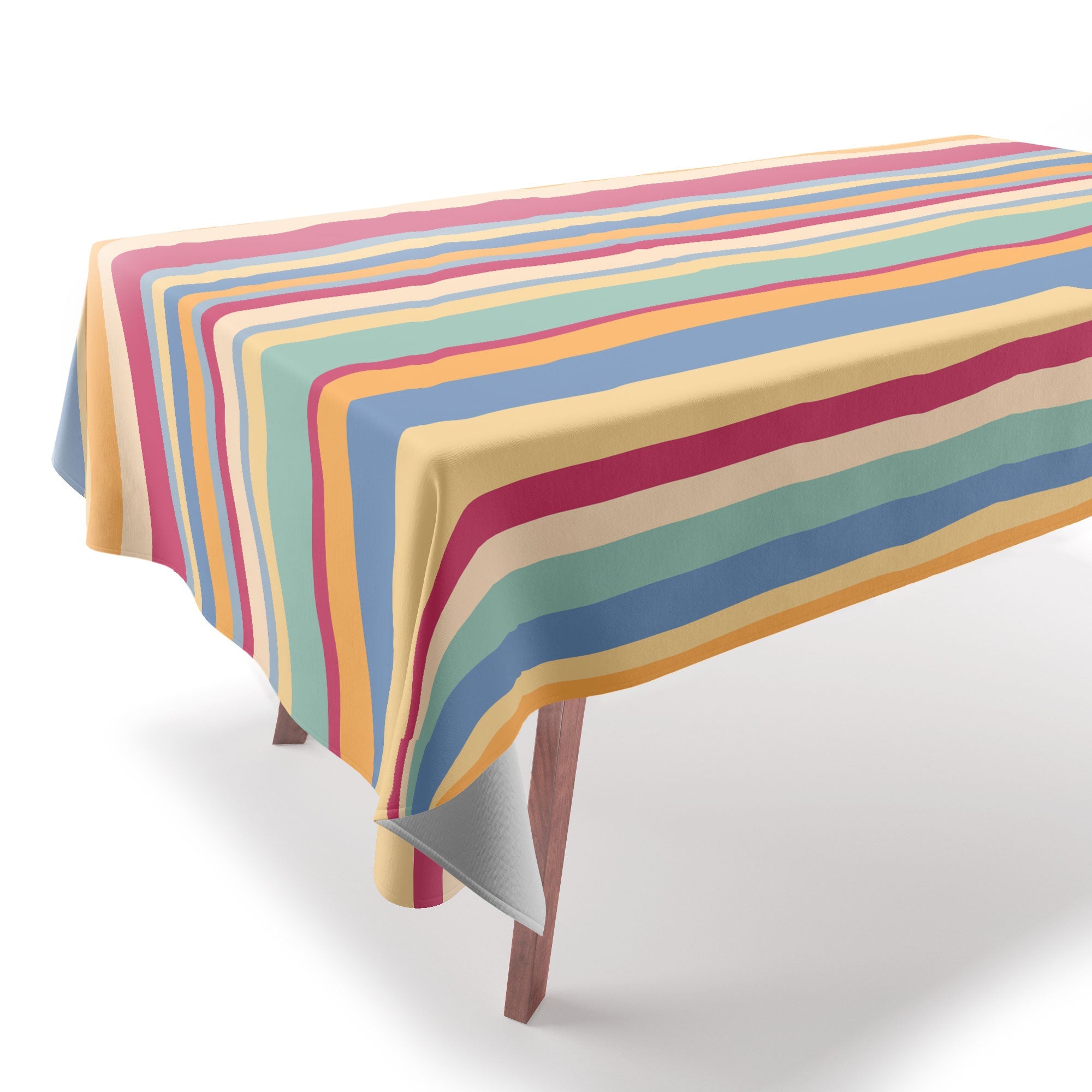 Colour Poems Classic Retro Stripes I Tablecloth